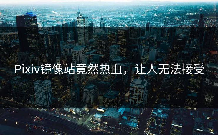 Pixiv镜像站竟然热血，让人无法接受