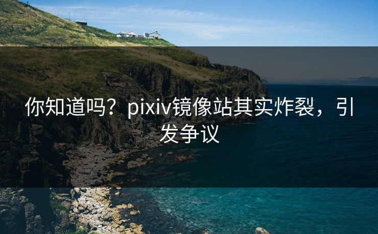 你知道吗？pixiv镜像站其实炸裂，引发争议