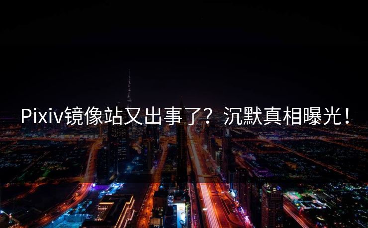 Pixiv镜像站又出事了？沉默真相曝光！