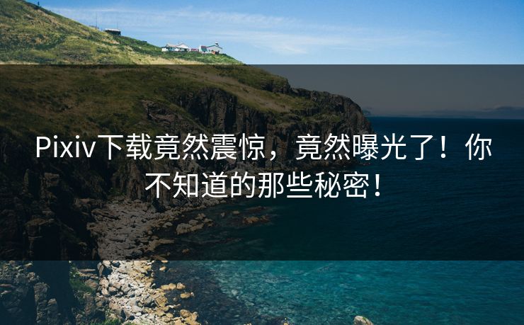 Pixiv下载竟然震惊，竟然曝光了！你不知道的那些秘密！