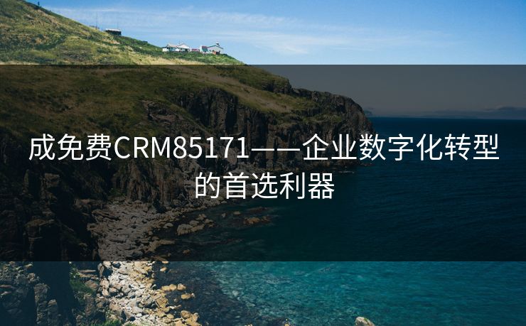 成免费CRM85171——企业数字化转型的首选利器